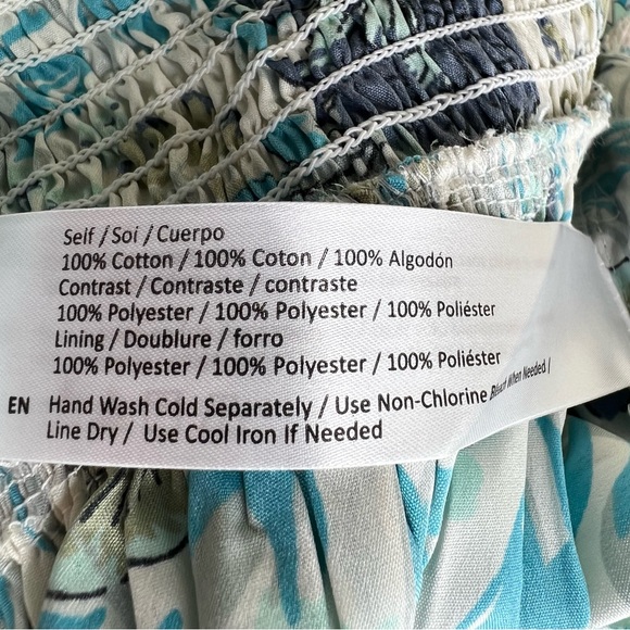 BOG Band of Gypsy Crochet Dress Floral Medium EUC - Picture 3 of 12